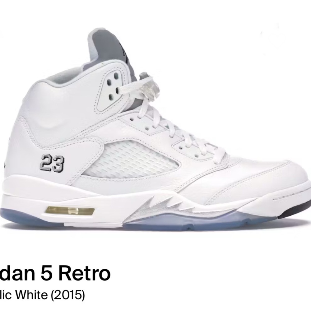 Jordan 5 Retro Metallic White (2015)